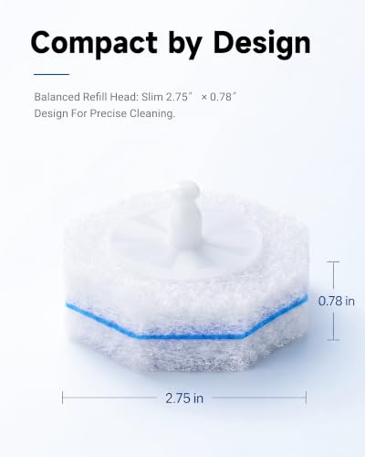 50 Count Toilet Wand Refills Compatible with Clorox Toilet Wand - size: 1 Count (Pack of 50)