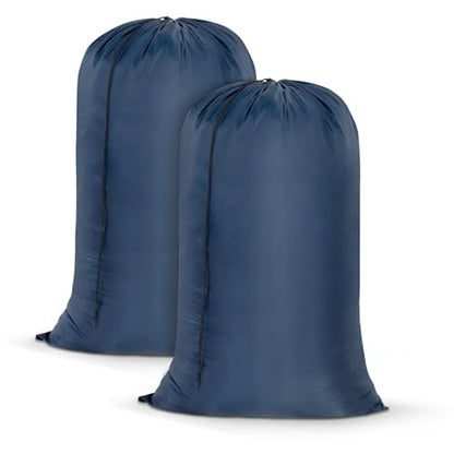 OTraki 28x45 Inch Laundry Bag, Dirty Clothes Travel Wash Bag - color: Navy Blue