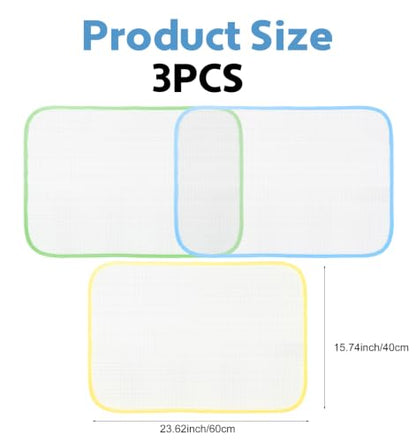 3 Pcs Pressing Cloth for Ironing - Ironing Cloth to Protect Clothes