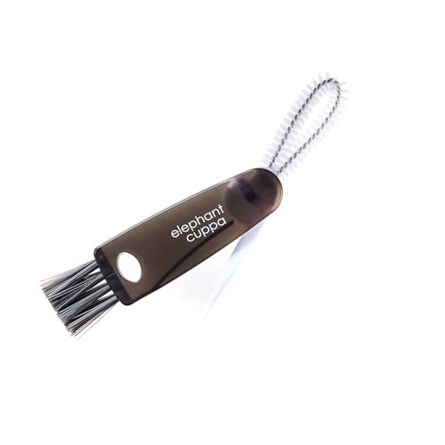 3 in 1 Cup Lid Cleaning Brush, Gap Cleaner, Black - color: Black