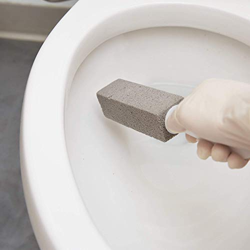 PUMIE Toilet Bowl Ring Remover, TBR-6, Pumice Stone with Handle, Removes Unsightly Toilet Rings and Stains from Toilets; Sinks; Tubs; Showers, Safe for Porcelain, Pack of 3 - size: 1 Count (Pack of 3)