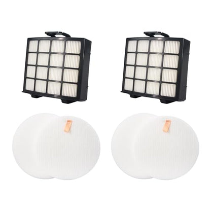 UV2500 Vacuum Filter Replacement Kit for Shark Vertex DuoClean PowerFin Upright Vacuum,UV2500,AZ2000,AZ2000W,AZ2002,AZ2001AMZ Vertex DuoClean PowerFin Upright Vacuum,Replace Part XHFAZ2000,XFFKAZ2000