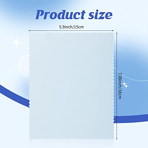 Treela 200 Pcs Microfiber Glasses Cleaning Cloth,Multi Color - color: Multi Color