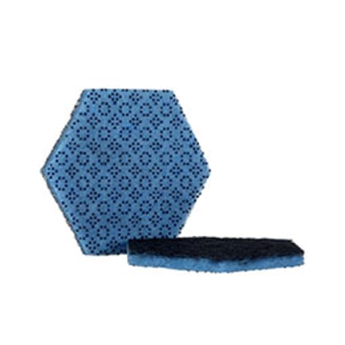3M Scotch-Brite 09634 Low Scratch Scour Pad 2000Hex, Blue (Pack of 15) - color: Blue, size: 5.75" x 5"