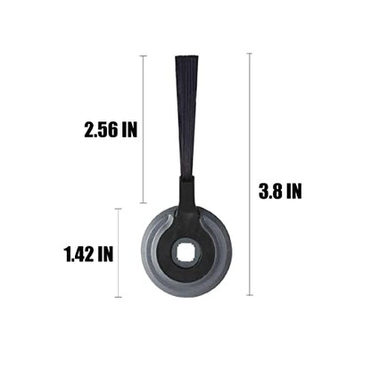 4Pack Replacement Parts Side Brushes, for Shark ION Robot AV751 S87 R85 RV850 RV850WV R71 R72 R75 S86 R87 R76 RV871 RV761,Black