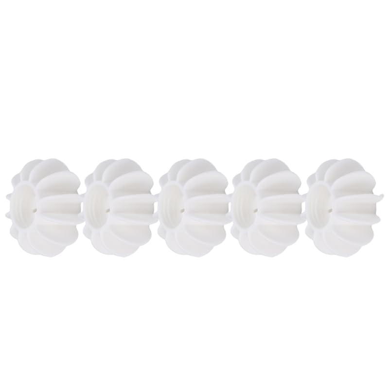 5Pcs Silicone Laundry Balls Reusable Anti-Winding Clothes Floating Lint Cleaning Ball Home Washing Machine Accessory,Grey (L-6 * 6 * 4cm) - color: D