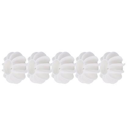 5Pcs Silicone Laundry Balls Reusable Anti-Winding Clothes Floating Lint Cleaning Ball Home Washing Machine Accessory,Grey (L-6 * 6 * 4cm) - color: D