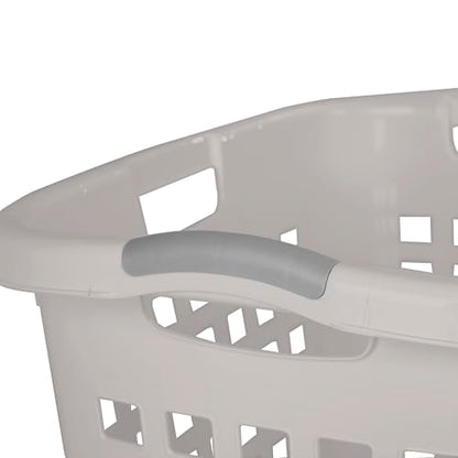 Sterilite Ultra Easy Carry Hamper, Laundry Basket Organizer, 4-Pack - color: Gray Pumice