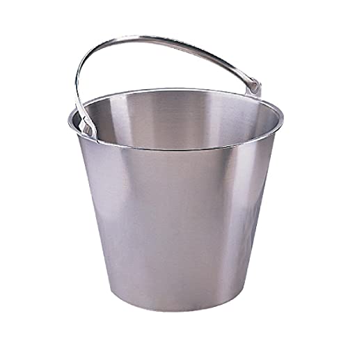 Jantex J807 Stainless Steel Bucket 12Ltr Cleaning