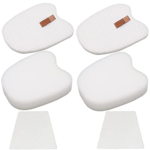 2 Pack Foam & Felt Replacement for Shark HV345, HV343AMZ, HV320, HV321, HV322, HV324Q, HV325, UV330, UV370, UV371, UV422, UV425, UV480, ZS350, ZS351, ZS352, ZS362. Part XPMFK320&1084FTV320
