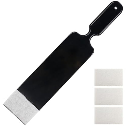NEWISHTOOL Long Reach Auto Bulldozer Squeegee Mini Paddle Scrubber for Tint - color: Black