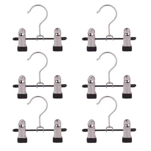 Adjustable Stainless Steel Shoe Rack Pants Folder Multi-Functional Portable Travel Laundry Washing Machine Rack Hooks Socks Clip Boot Hanger Set of 6 (6) - color: 6