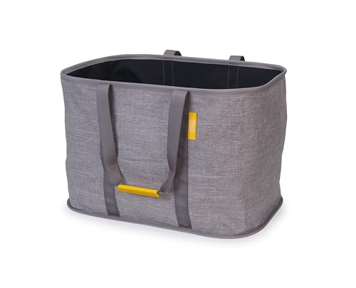 Joseph Joseph Hold-All Max Collapsible 55L/14.5 Gallon Washing Laundry Basket Bag, Durable Fabric, Moisture Resistant, Grey - color: Grey, size: 55L