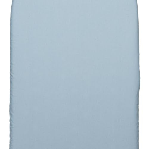 Ironing Board Cover and Pad (Light Solid Blue), 100% Cotton with Premium Polyester Padding by Seymour Home Products; Fits Full Size Board | Stain and Scorch Resistant; Elastic Edge - color: Premium, Light Solid Blue, style: Premium