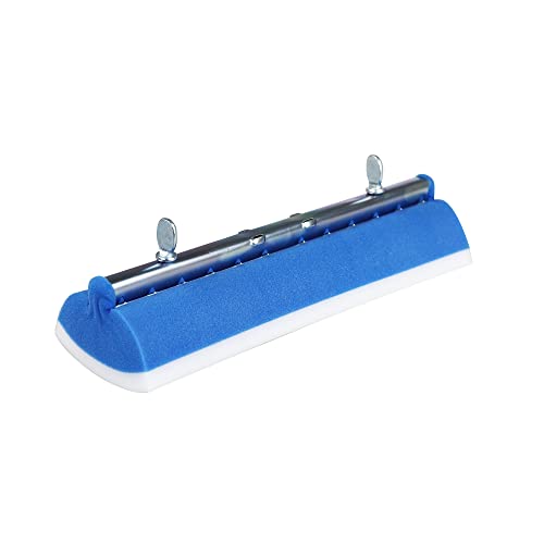 Mr. Clean Magic Eraser Roller Floor Mop Foam Refill Head with Water-Activated Micro-Scrubbers, White/Blue - style: Refill