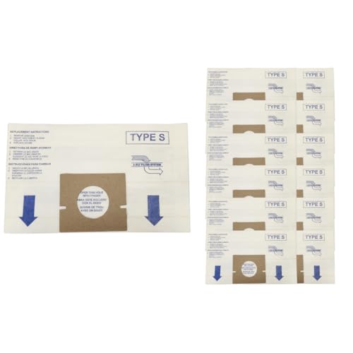 VacBagsUSA Micro-Filtration Vacuum Bags Compatible w Hoover Style S -12pk