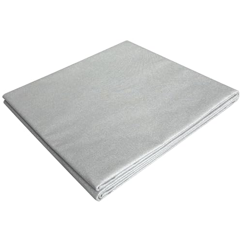 59" x 2 Yards Silver Thermal Heat-Resistant Fabric by The Yard for Ironing - color: Silver