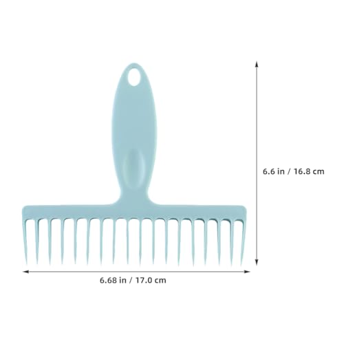 VOSAREA 3 Pcs Broom Hair Removal Comb Handheld Hair Cleaning Comb for Brooms and Carpets Wide Tooth Broom Lint Removing Tool Household Cleaning Tool 6.69 X 6.61 X 0.11 in