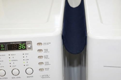 Washer Dryer Gap Cover - Large - Fits Up To 6 Inch Gap (Navy Blue) - color: Navy Blue