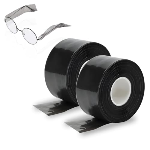 Dioche Eyeglass Protective Sleeves, Glasses Covers for Hair Dye Glasses Leg Sleeve Disposable Glasses Protectors Hair Dye Tool for Salon Barber
