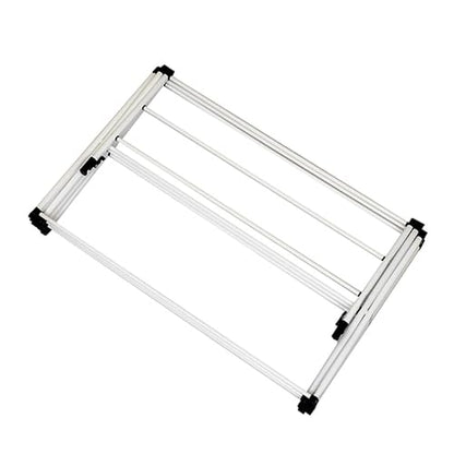 Honey-Can-Do 3-Tier Oversized Clothes Drying Rack, 31" Wide, No Assembly - color: White, size: 31" W