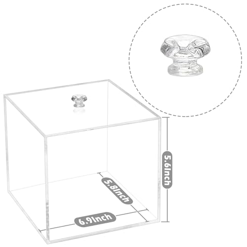 Disposable Face Towel Holder Facial Towelettes Container Box Acrylic, Clear - color: Clear