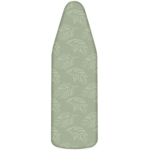 Durable Ironing Board Cloth New Heavy Heat Resistant Thickened Ironing Board Cover Pad Universal Laundry Supplies Printed Padded - color: Green