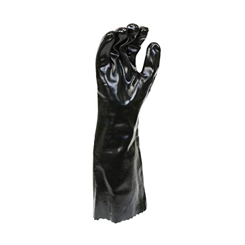 West Chester 12018 Chemical Resistant PVC Coated Work Gloves: 18" Length, Size Large, 2 Pairs - size: One Size (2 Count) (Pack of 3), style: 1 Pair