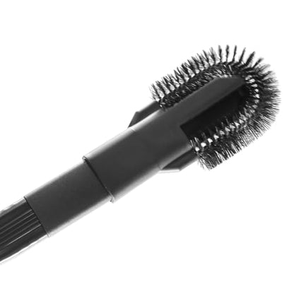 MaximalPower 25-inch Flexible Long Reach Crevice Tool Attachment 1.25 inches with Removable Brush Head (Does not fit Sharks Vacuum with Button Lock, Check Your Vacuum Hose Diameter Before Purchase)