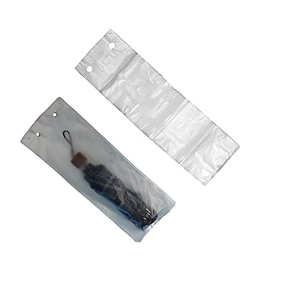 Clear Plastic Umbrella Rain Bags Umbrella Sleeves Cover Waterproof Disposable Umbrella Holder 100 PCS - size: 16.5‘’