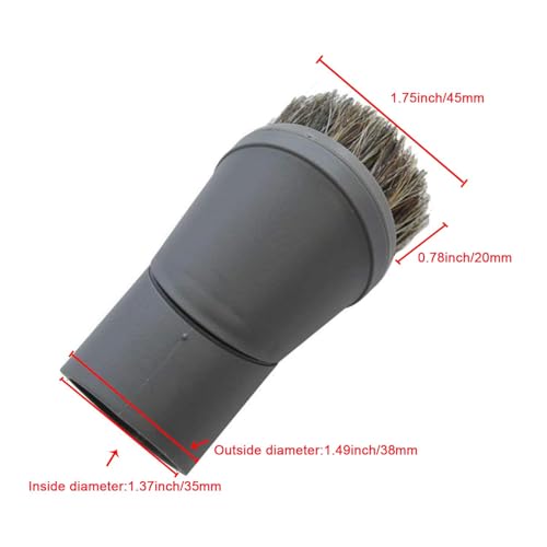 EZ SPARES Miele Dusting Brush, 35mm Horsehair Small Brush Tool