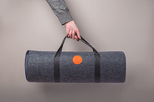 Extra Large Wool Pressing Mat 22" x 60" with Carrying Case – 100% New Zealand Wool Ironing Pad for Quilting, Sewing & Embroidery – Heat Retaining & Double-Sided Pressing Surface - color: 22" x 60"
