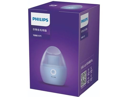 Philips 1000 Series Fabric Shaver, Rechargeable Fabric Shaver, Safe on All Garments, USB Chargable, Effective Removal of All Pills, Easy to use, Effortless Disposal, Blue (GCA2100/20)