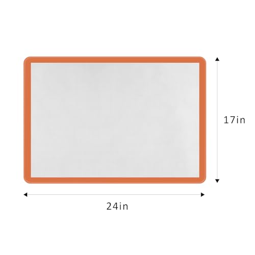 Applique Fusing Mat,17" x 24"Applique Pressing Sheet with See-Through Design for Arts Crafts Creation,Silicone Mat Including Bonus Teflon Coated Pressing Sheet and Silicone Iron Rest Pad - size: 17" x 24"