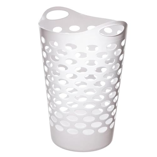 Flexible Laundry Basket,Tall plastic hamper for Clothes