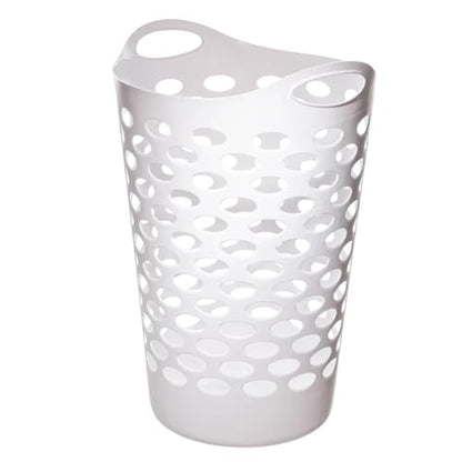 Flexible Laundry Basket,Tall plastic hamper for Clothes