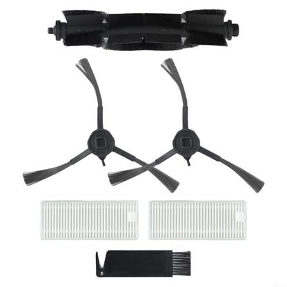 Vacuum Cleaner Main Side Brush and Filter Replacement Kit for S8/S8 Plus Robot Vacuum Cleaner, Includes Roller Brush, Side Brushes, and Cleaning Tool for Household Maintenance
