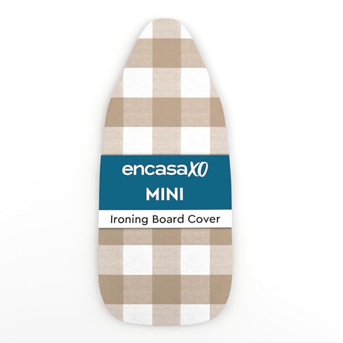 Encasa XO Ironing Board Cover and Pad, Thick Felt 28"x12" - color: Buffalo Beige, size: Mini
