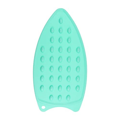 HARFINGTON Silicone Iron Rest Pad, Multipurpose Iron Hot Resistant Mat Iron Rest Plate for Ironing Board Hot Heat Resistant Steam Compact Mat, Turquoise - color: Turquoise