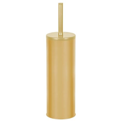 Deep & Sturdy Toilet Bowl Brush with Holder - Durable Scrubbing - Toilet Cleaners - Household Essentials - Bathroom Cleaner - Cleaning Supplies - Household Supplies, Matte Gold - color: Matte Gold