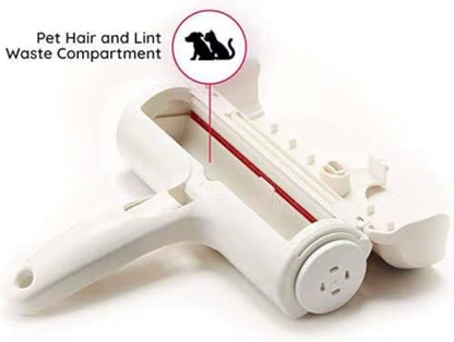 Pet Hair Remover Roller for Dogs and Cats, Reusable Self-Cleaning Lint Roller for Furniture, Couch, Carpet, Bedding and Clothing, No Refills or Batteries Required