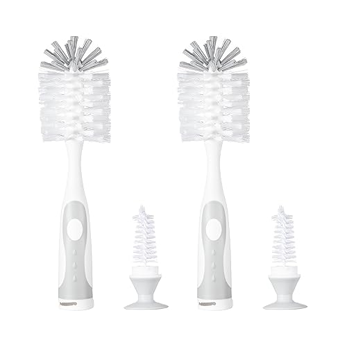 Chemimoso Baby Bottle Brush, Water Bottle Brush Cleaner, Cup Brush - color: Grey 2