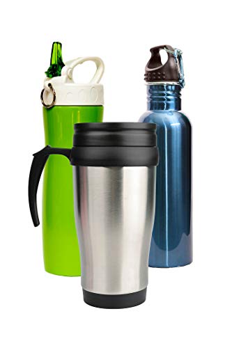 Jokari Tumbler and Bottle Storage Organizer Door Rack Holds Large Water