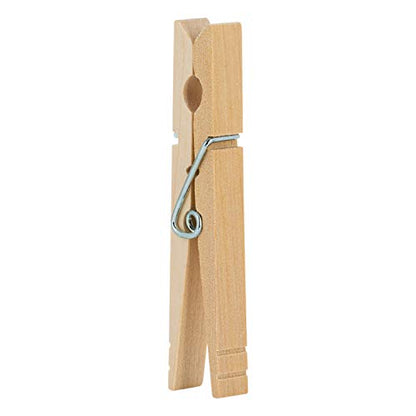 Laundry 360 Extra Large Wooden 100 Pack Clothespins
