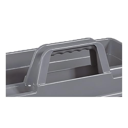 Nexstep Maxirough Maid Caddies, 12 x 7, Gray, Two Compartments