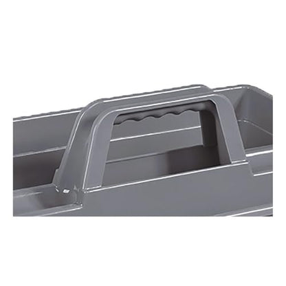 Nexstep Maxirough Maid Caddies, 12 x 7, Gray, Two Compartments