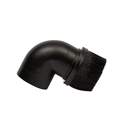 Shop-Vac 9067900 2.5 Inch Diameter Right Angle Brush, Ideal for Dusting Blinds And Irregular Surfaces, Works with 2.5 Inch Hose, Black, (1-Pack) - size: 2-1/2-Inch, style: Right Angle Round Brush