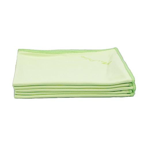 Maxshine 16” x 16” Universal Glass Cleaning Microfiber Towels, 5-Pack (300GSM) | Professional Streak-Free Towels | Lint-Free, High-Clarity Cloths for Car Windows, Mirrors & Glass Surfaces