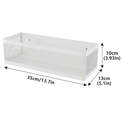 Magnetic Shelf for Washing Machine, White, L13.78in*W5.12in*H3.94in - color: White, size: L13.78in*W5.12in*H3.94in