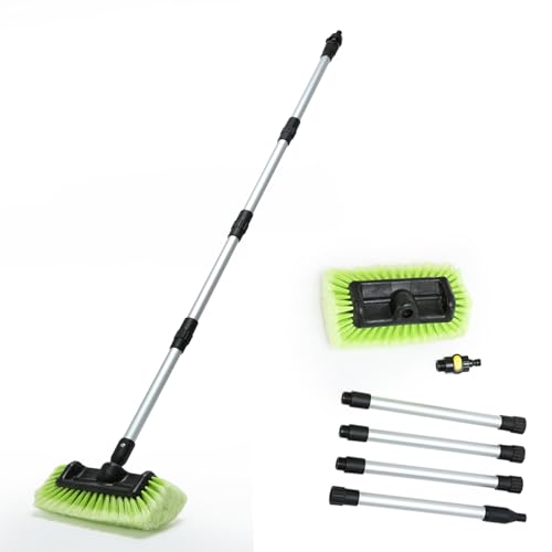 Forgrace 60" Car Wash Brush with Long Handle, Green - color: Green With Handle